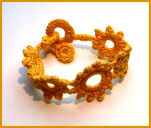 Haekeln_Armband_Sonnengelb (2)