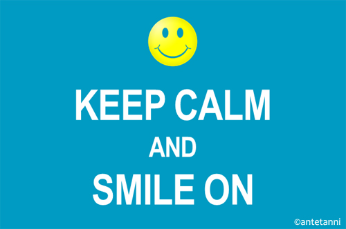 antetanni-sagt-was_Keep-calm-and-smile-on