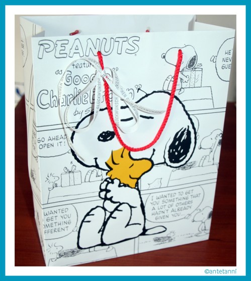 antetanni-sagt-was_Snoopy+Woodstock_Geschenkverpackung
