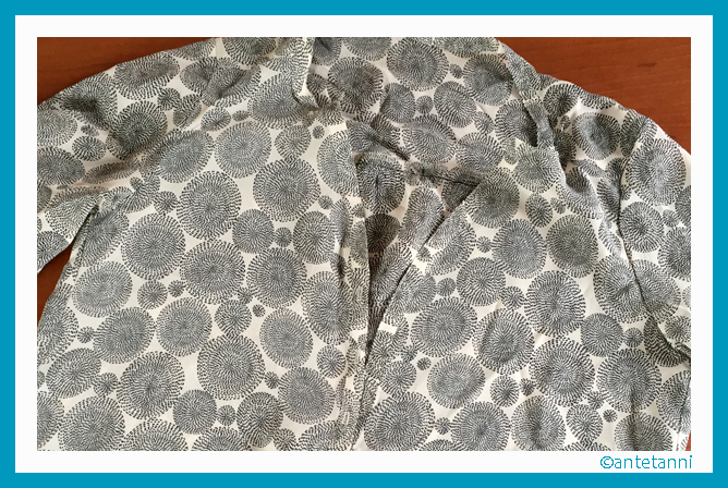 antetanni-naeht_Bluse_Krepp-Chiffon-Kreise-Stoff+Stil