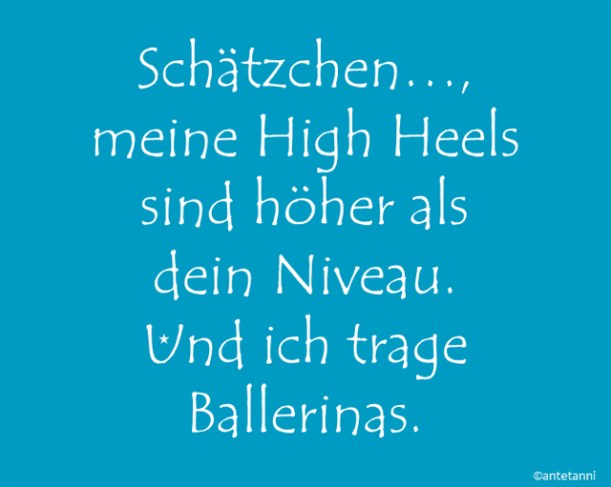 antetanni-sagt-was_Meine-HighHeels-sind-hoeher-als-dein-Niveau-trage-Ballerinas