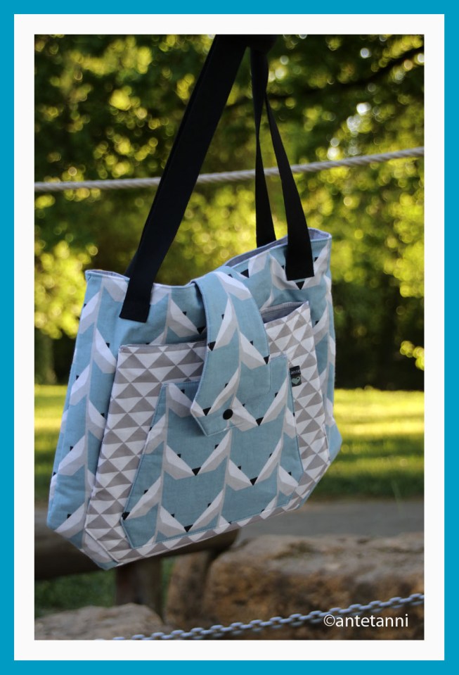 Fuchs, Multitasche, Farbenmix, Taschenspieler 2, Vorderseite komplett, Aufnahme vertikal